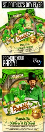 St. Patricks Day Flyer Template  GraphicRiver