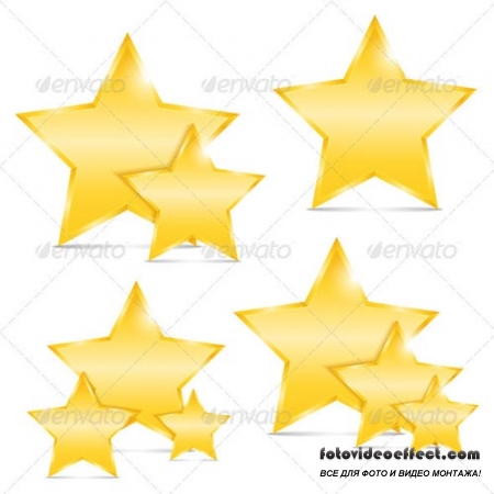 Golden Stars  GraphicRiver