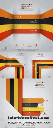 Stock: Minimal infographics design. Vector 2