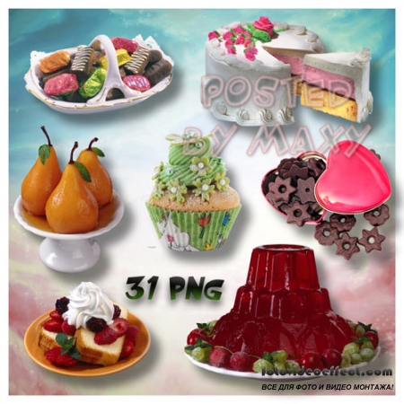 Конфеты и разные десерты PNG клипарт