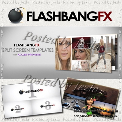 Split Screens Templates for Adobe Premiere (FlashBangFX)