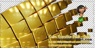 : Cube Transition Pack - Gold