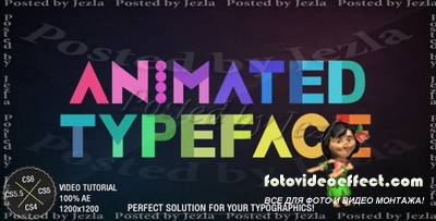 After Effects Project: Animated Typeface