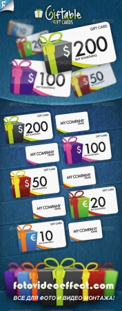 Giftable Gift Cards - Its a present - GraphicRiver