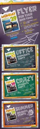 Blackboard Flyer  GraphicRiver