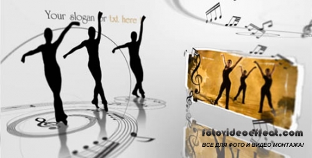 Ellegant Ballet Dancers Video display presentation - Project for After Effects (VideoHive)