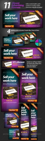 Vibrant Web Banners  GraphicRiver