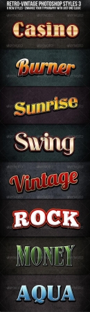 Retro Vintage Styles 3 - GraphicRiver
