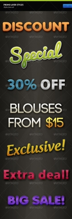 Promo Layer Styles - GraphicRiver