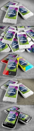 Smart Phones Mock Up - GraphicRIver