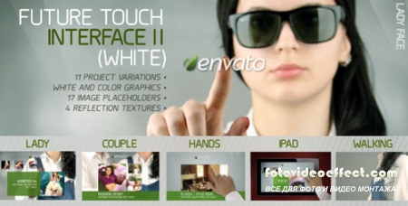 Future Touch Interface II (White) - Project for After Effects (VideoHive)