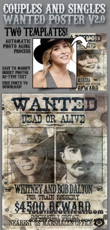 Wanted Poster for Singles and Couples V2.0 - GraphicRiver