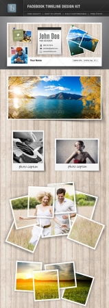 Facebook Timeline Cover Design Kit - GraphicRiver