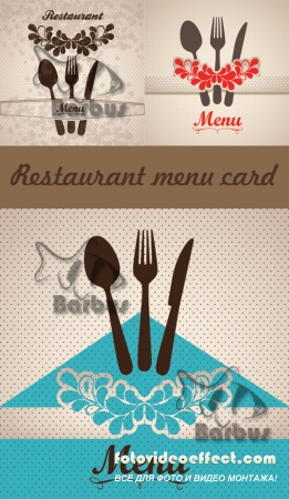 Restaurant menu card /   