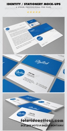 Identity / Stationery Mock-ups- GraphicRiver