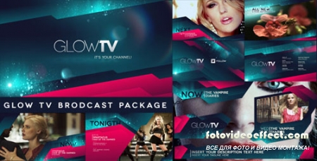 Glow TV Broadcast Package - Project for After Effects (VideoHive)