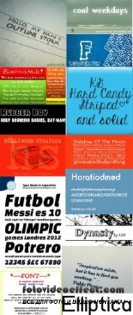 Сборник шрифтов ( часть 5 )  /  Collection of fonts ( Part 5 )