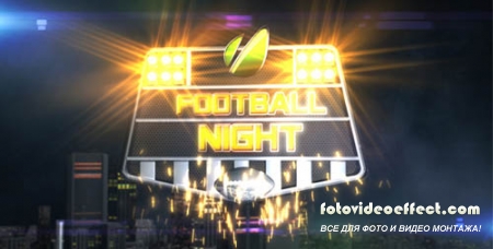 Football Night Opener - Project for After Effects