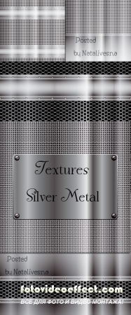  -     / Textures Silver metal in Vector