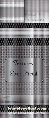  -     / Textures Silver metal in Vector