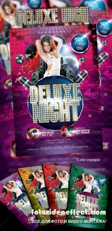 Deluxe Night Party Flyer - GraphicRiver