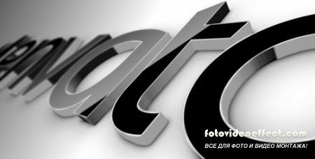 Black Classic 3D Logo - After Effects Project