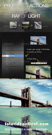 PRO Photo Actions + Ray of Light