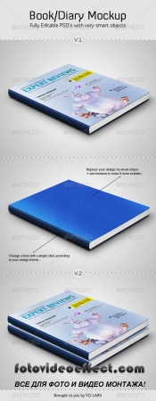 Book / Diary Mockup