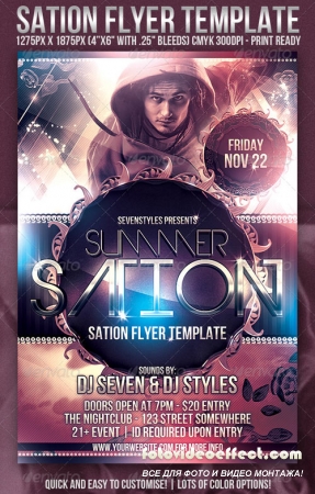 Sation Flyer Template