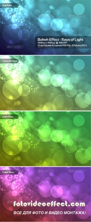 Bokeh Effect - Rays of Light