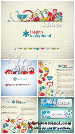 Medical banners and backgrounds /    