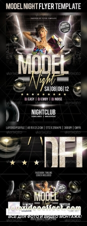 Model Night Flyer Template