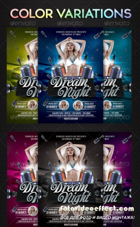 Flyer Dream Night Party