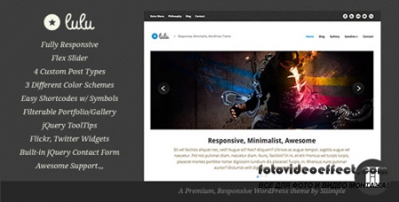 Lulu v1.0 - Responsive WordPress Theme