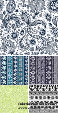  Stock: Abstract tribal pattern