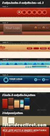 Unique Web Headers & Navigation Bars  vol. 2