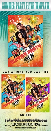 Summer Party Flyer Template