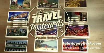 Travel Postcards : After Effects Project (VideoHive)
