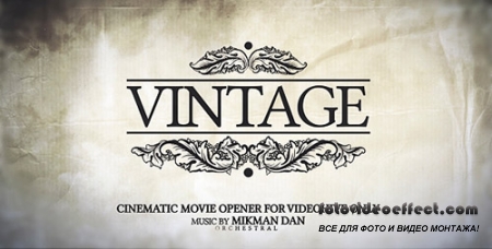 Vintage Opener - Project for After Effects (Videohive)
