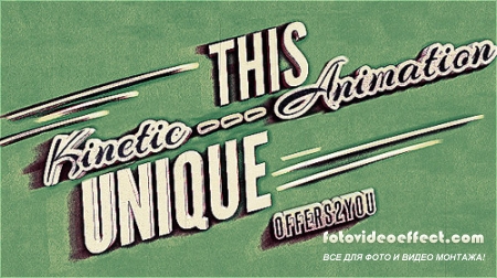 Kinetic Typography, Vintage Retro Style - Project for After Effects (Videohive)