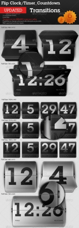 Flip Clock / Countdown Timer  Transitions