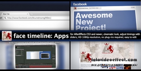 Face Timeline: Apps - After Effects Project (Videohive)