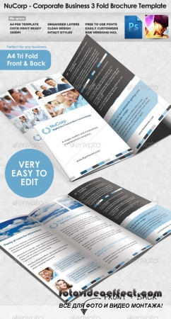 Corporate 3 Fold Brochure Template