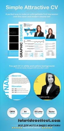 Simple Attractive CV