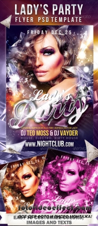Ladys Party - Flyer PSD Template