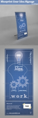 Blueprint Gear Idea Signage