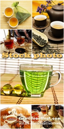   ,  / Tea, cup with tea - raster clipart