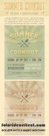 Summer Cookout Flyer + Invite