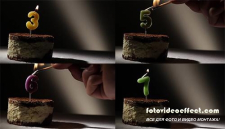 VideoHive Candle 6 In Tiramisu Cake 3 5 6 7 Pack (Motion Grafics)