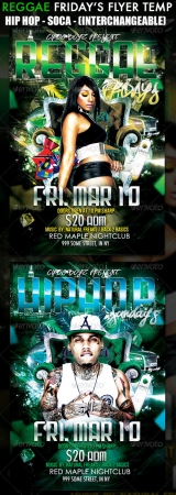 Reggae Fridays Flyer Template